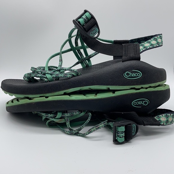 CHACO ZX/3 Classic Sandals Chuckwalla Aqua Size 8 - Picture 5 of 9